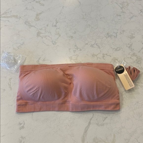 Truekind®️ Convertible Strapless Bandeau Bra Blush Pink - 2XL NWT - Picture 3 of 10